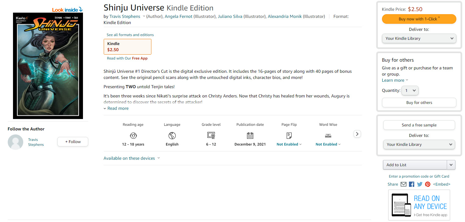 Shinju Universe Amazon Listing